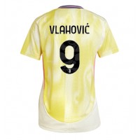 Juventus Dusan Vlahovic #9 Replica Away Shirt Ladies 2024-25 Short Sleeve